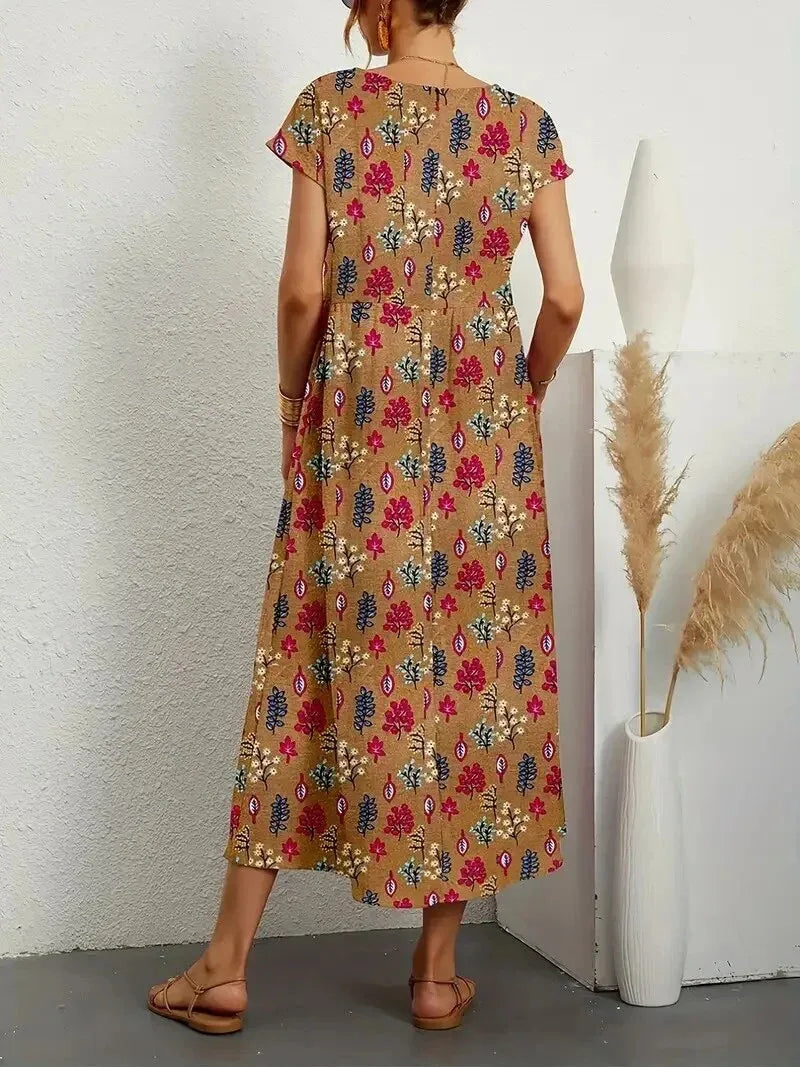 Larissa | Women's Floral Midi Dress