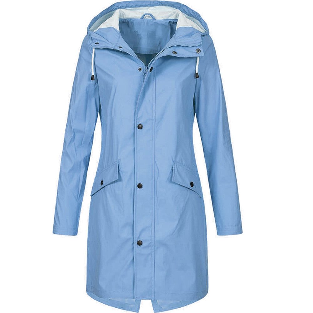 Lauralee | Hooded A-Line Rain Jacket for Women