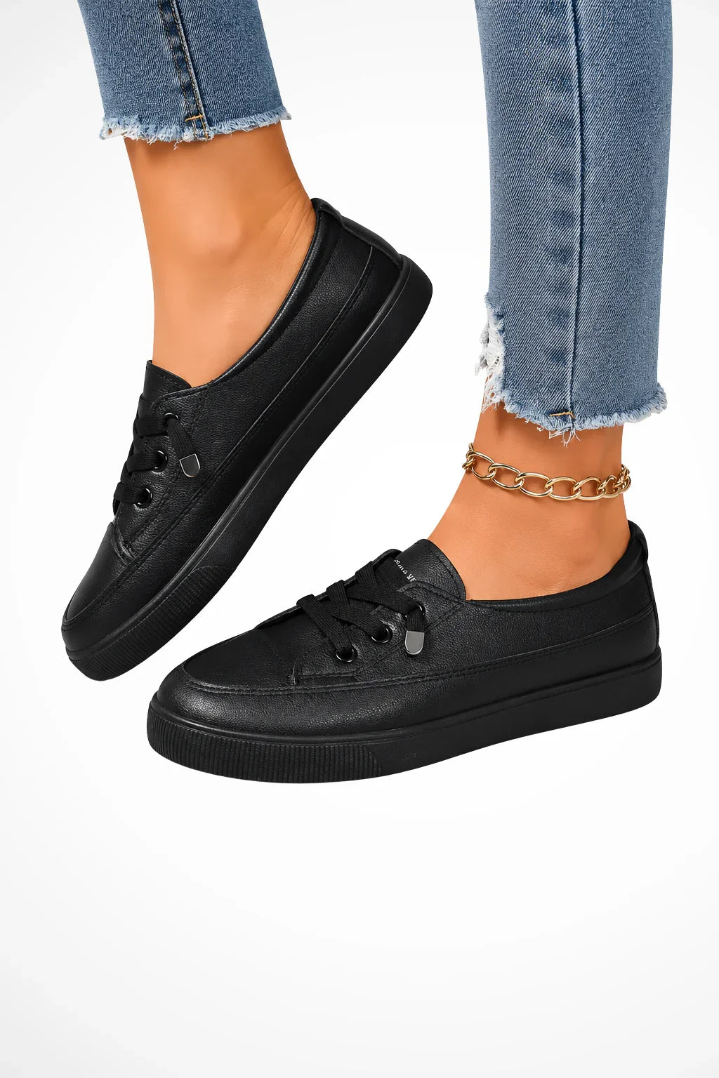 Lavinia | Women's Lace Up Orthopedic Sneakers with Rubber Sole