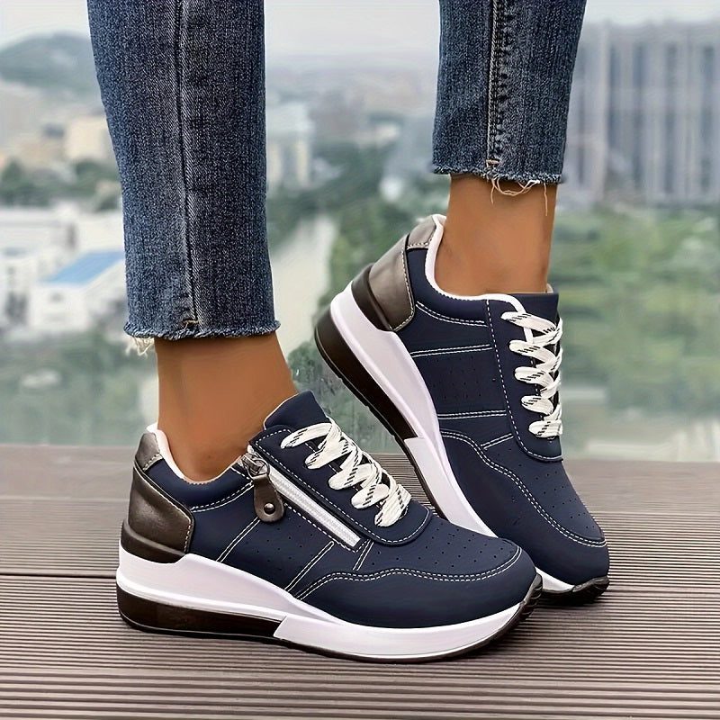 Lena | Platform Lace-Up Sneakers for Women