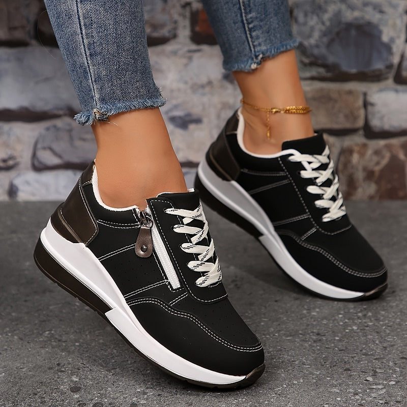 Lena | Platform Lace-Up Sneakers for Women