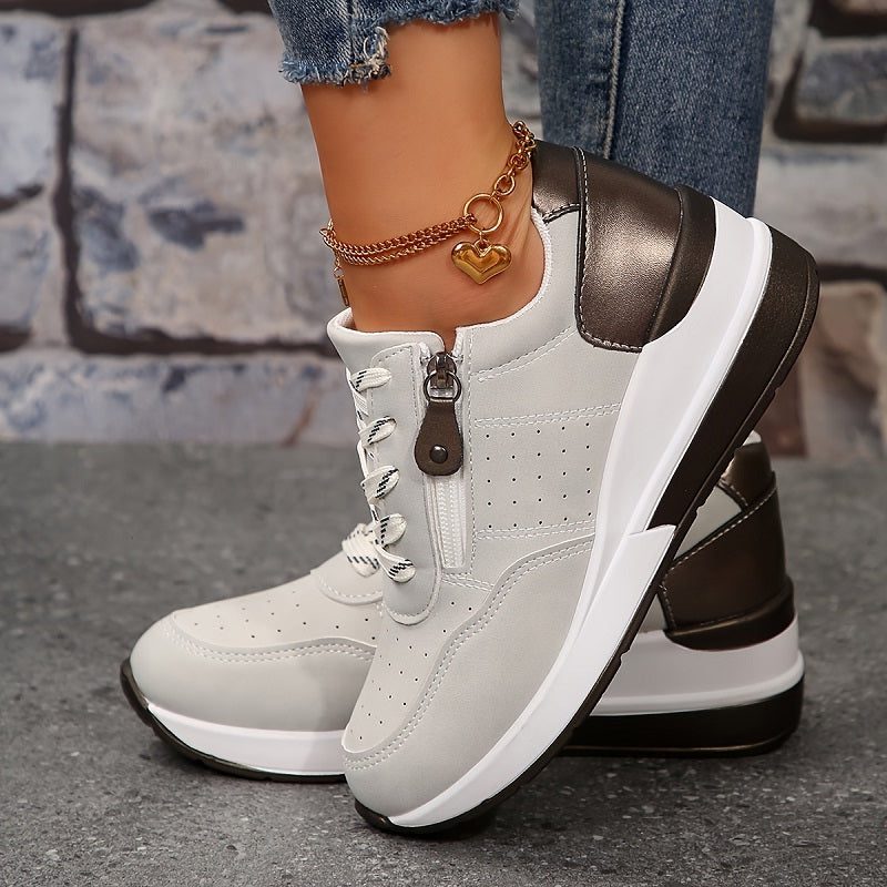 Lena | Platform Lace-Up Sneakers for Women