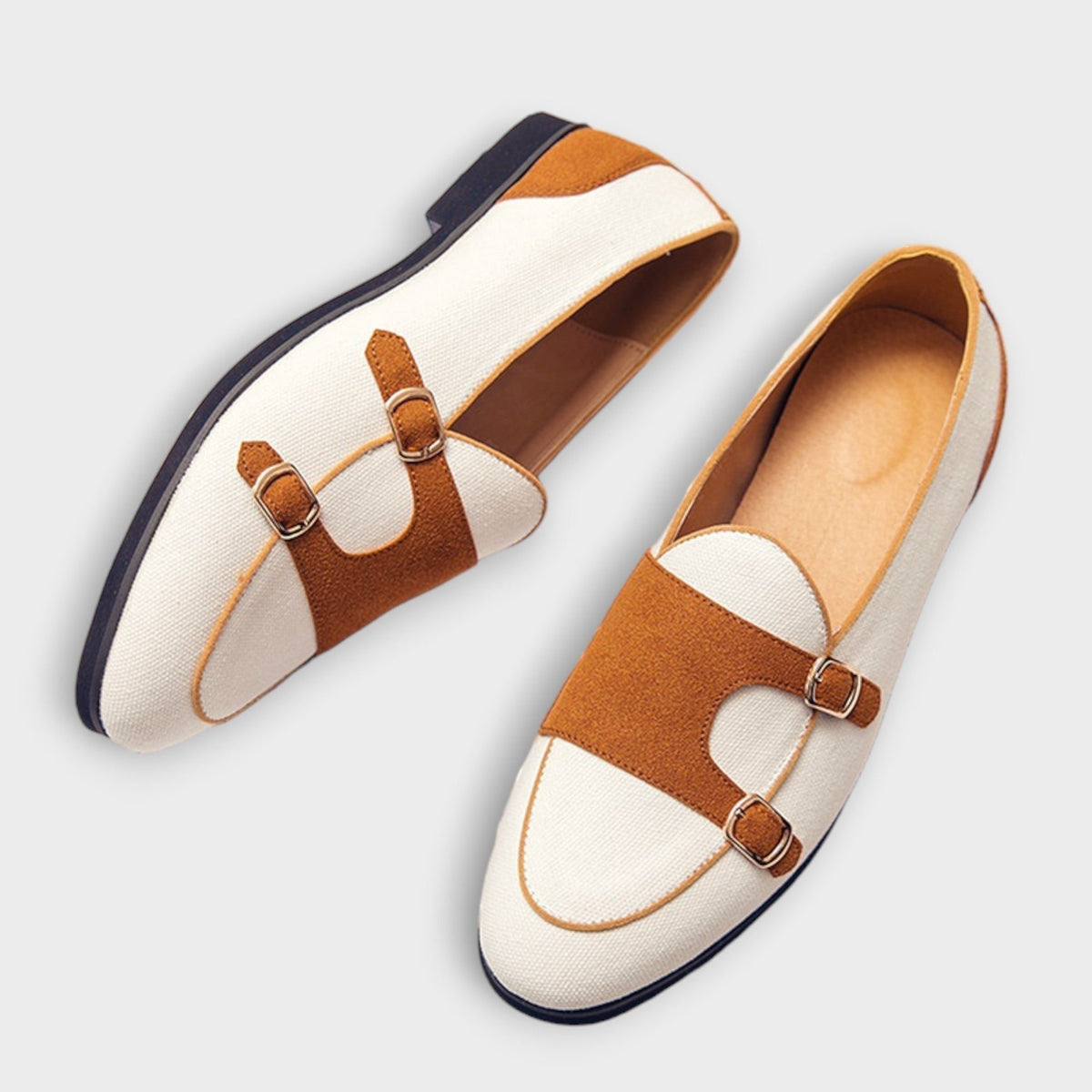 Lessie | Loafer Slippers with Buckle Strap for Women