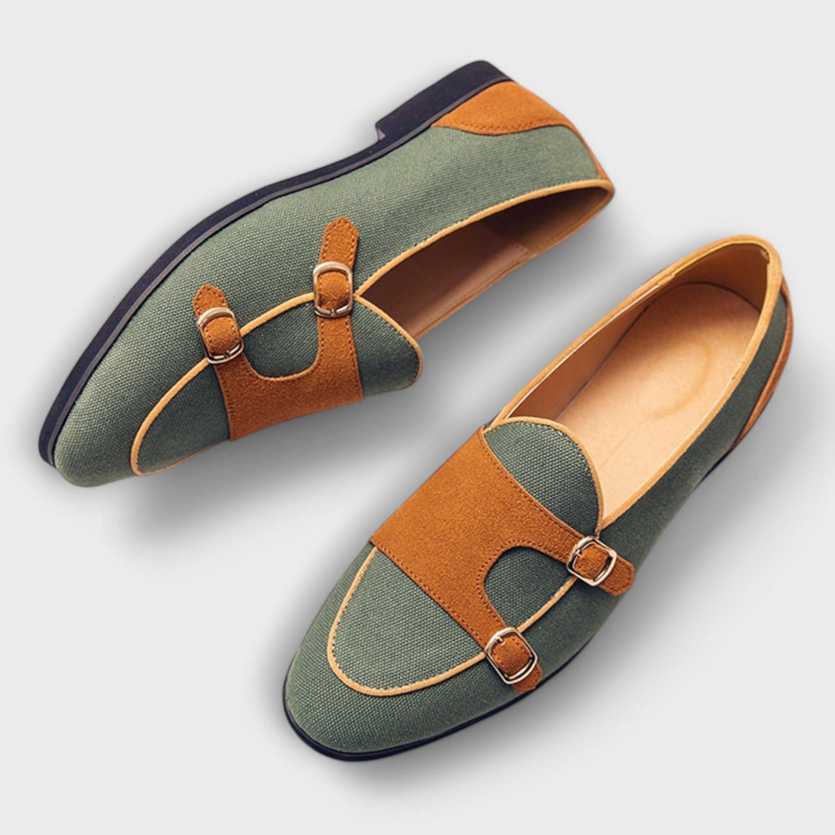 Lessie | Loafer Slippers with Buckle Strap for Women