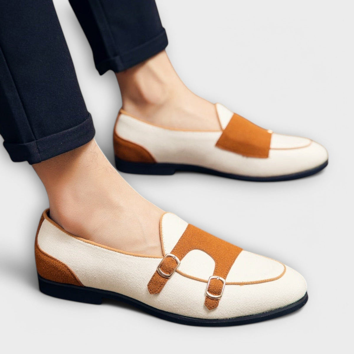 Lessie | Loafer Slippers with Buckle Strap for Women