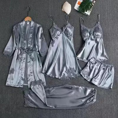 Liberty | Women's Elegant Five-Piece Pajama Set
