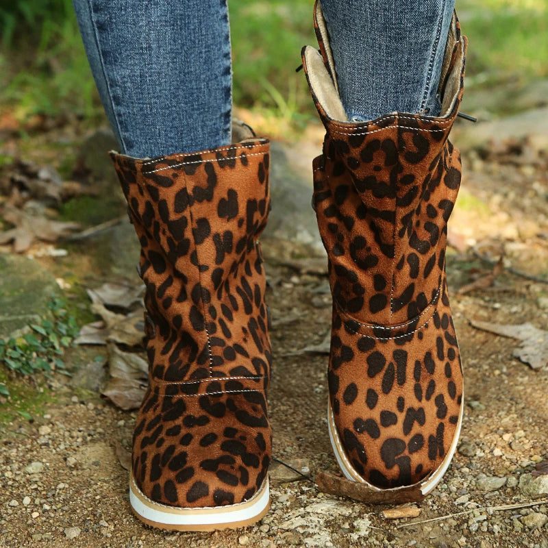 Lila | Suede Lace-Up Winter Boots for Women