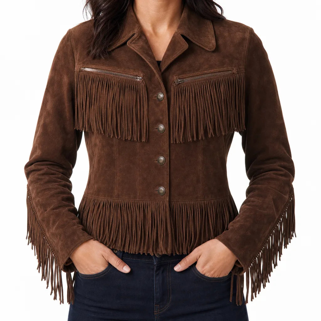 Lisa | Women's Fringe Western Jacket