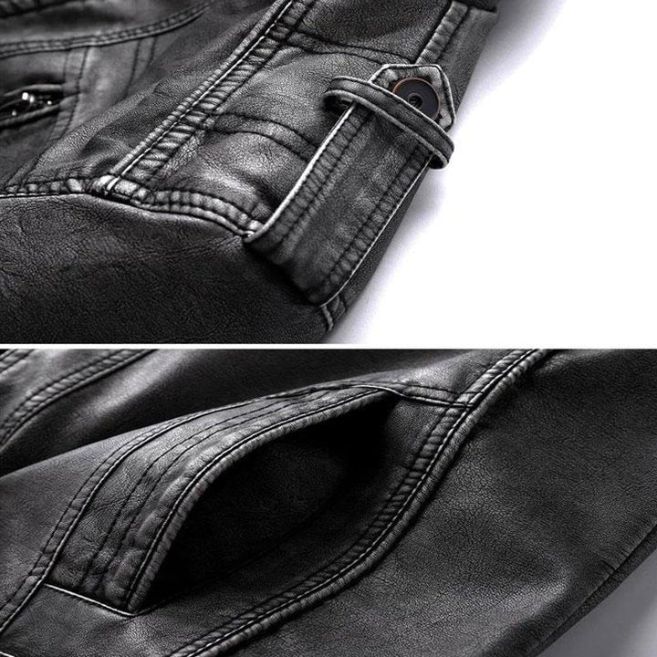 Laurent Monaco · Leather-Like Casual Jacket