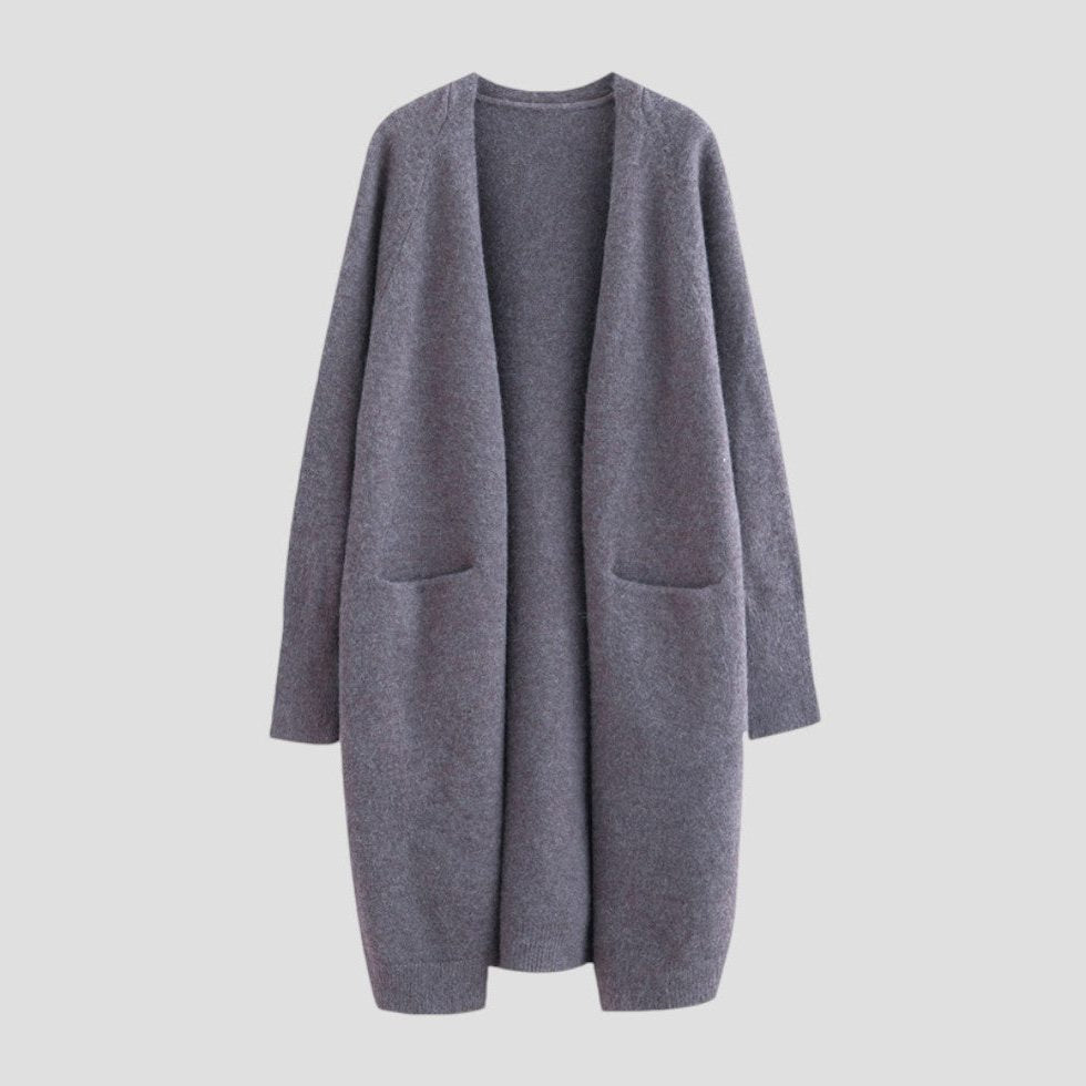 Hannah | Longline Open Front Cardigan for Women