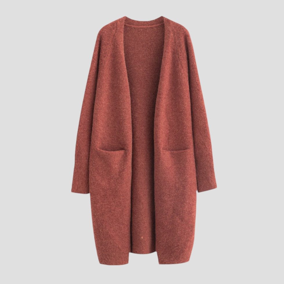 Hannah | Longline Open Front Cardigan for Women