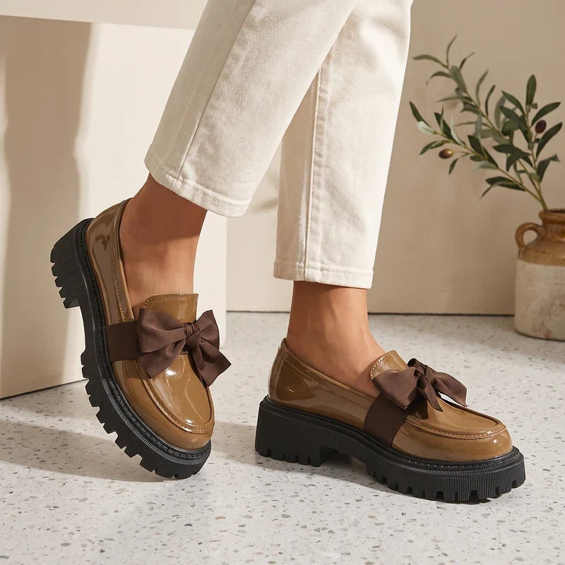 Babette Platform Bow Loafers
