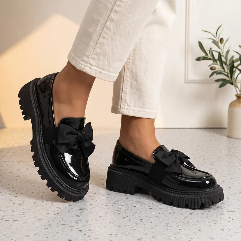 Babette Platform Bow Loafers