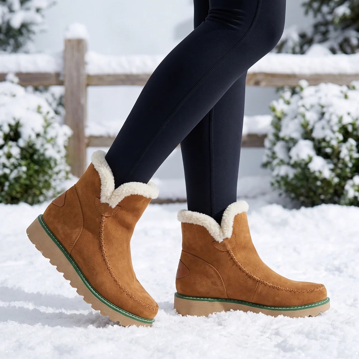 Lottie Fleece Lined Platform Boots