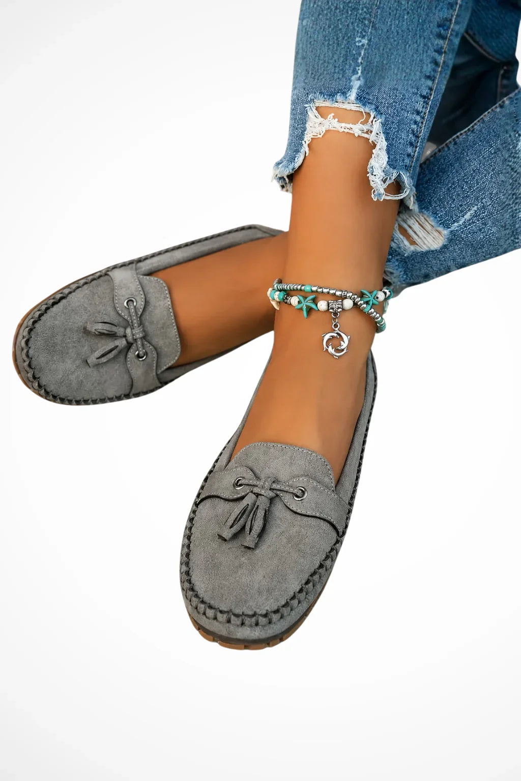 Lottie | Women's Suede Orthopedic Slip On Loafer Shoes