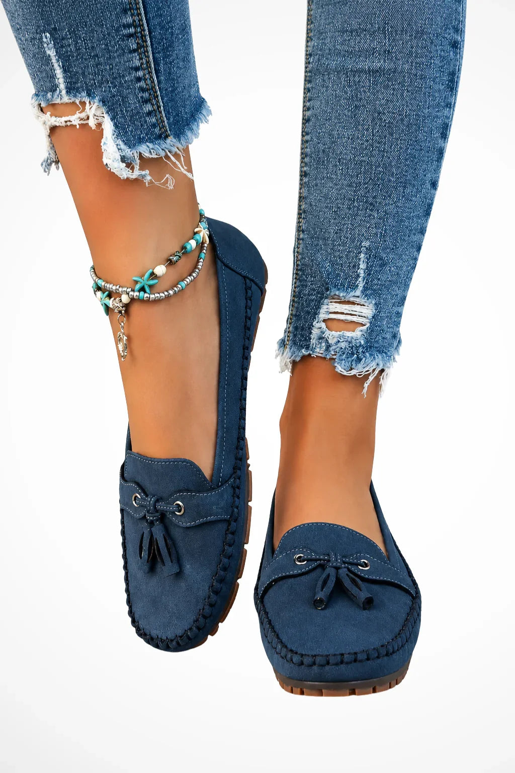 Lottie | Women's Suede Orthopedic Slip On Loafer Shoes