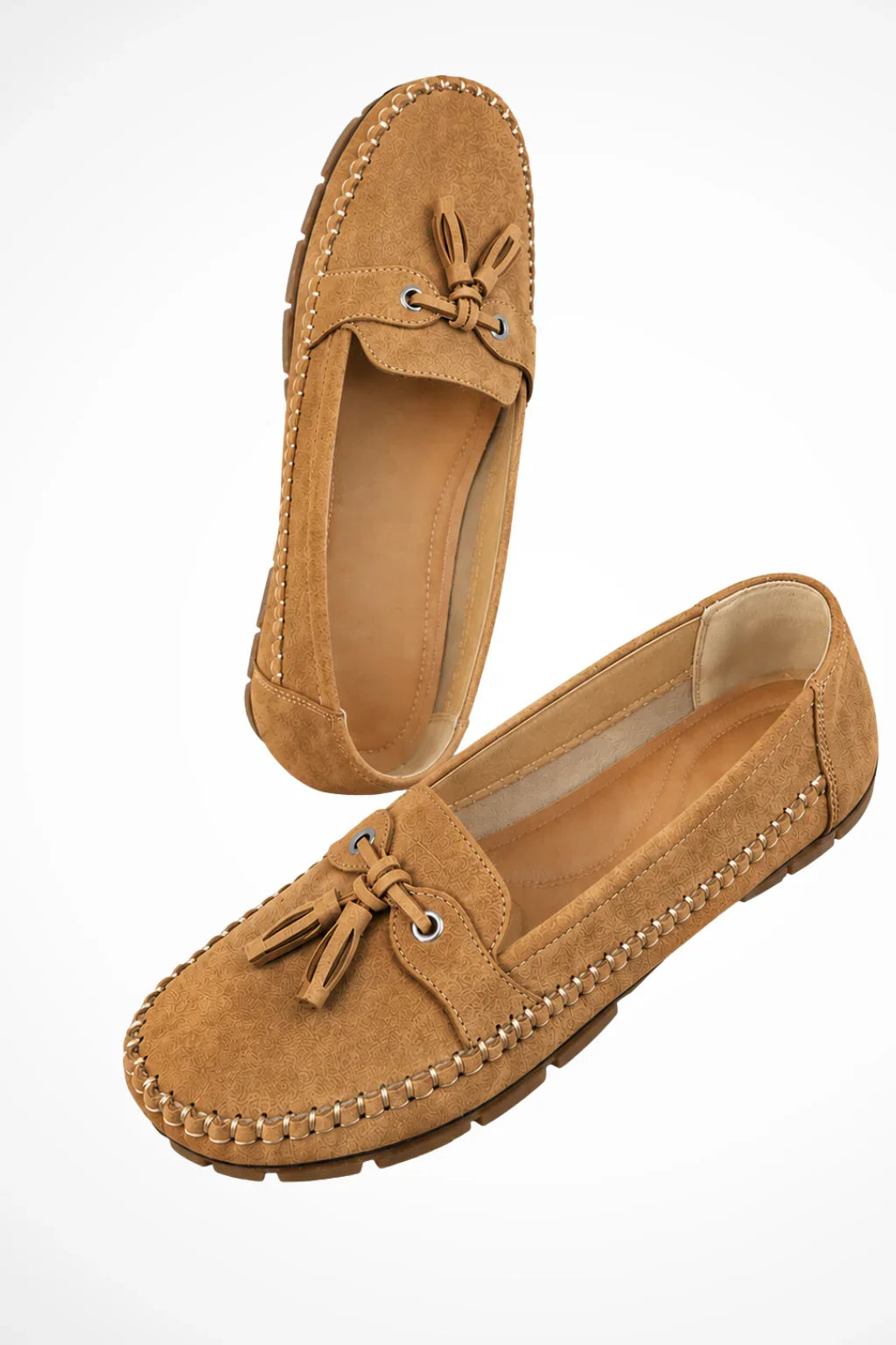 Lottie | Women's Suede Orthopedic Slip On Loafer Shoes