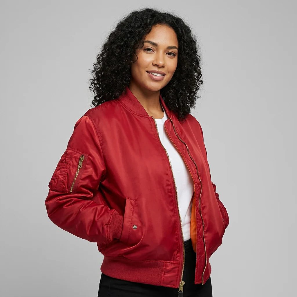 Lucy | Zip-Up Bomber Jacket for Women
