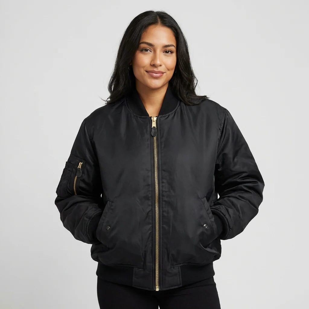 Lucy | Zip-Up Bomber Jacket for Women