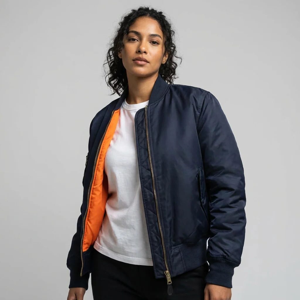 Lucy | Zip-Up Bomber Jacket for Women