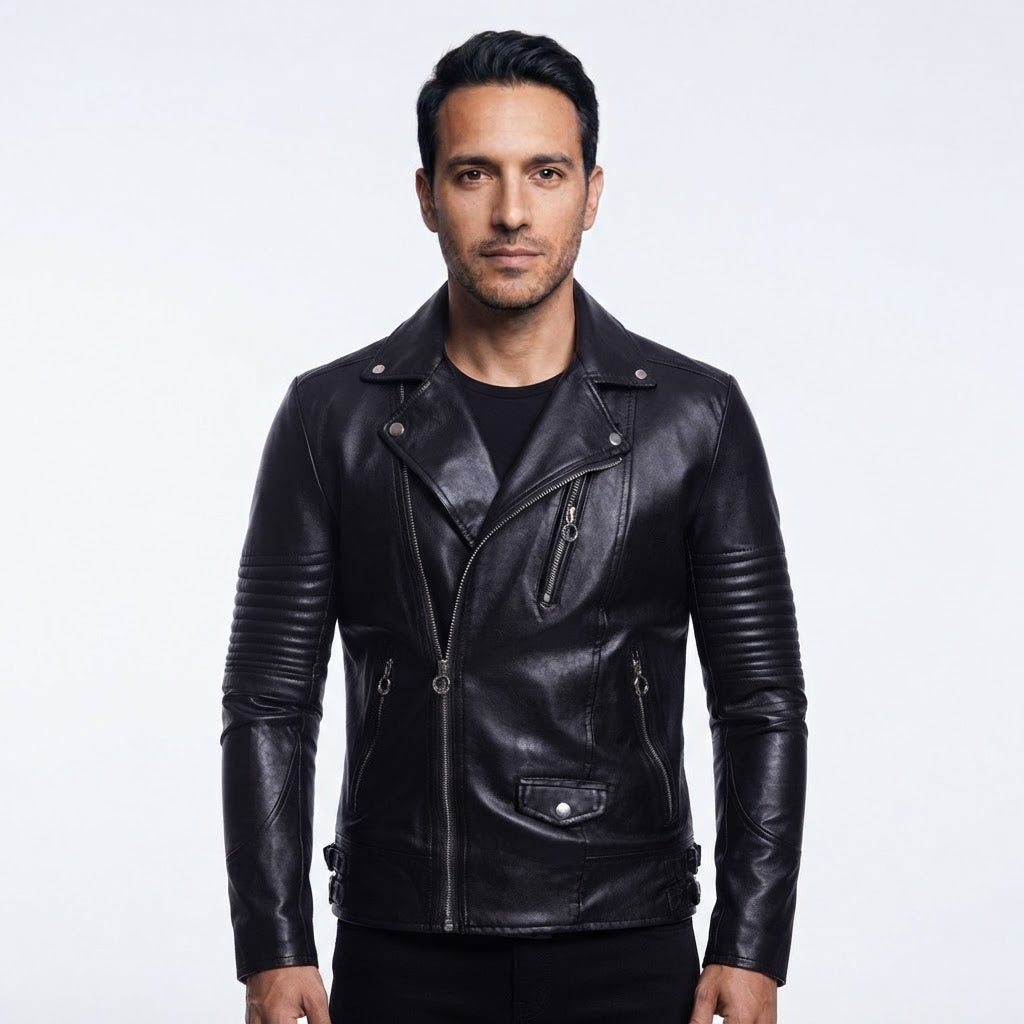Premium Classic Leather-Like Jacket