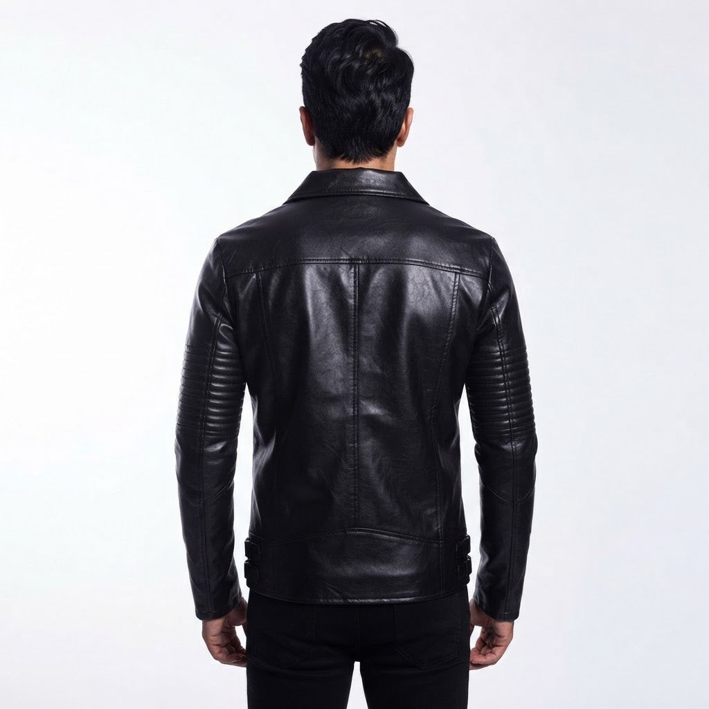 Premium Classic Leather-Like Jacket