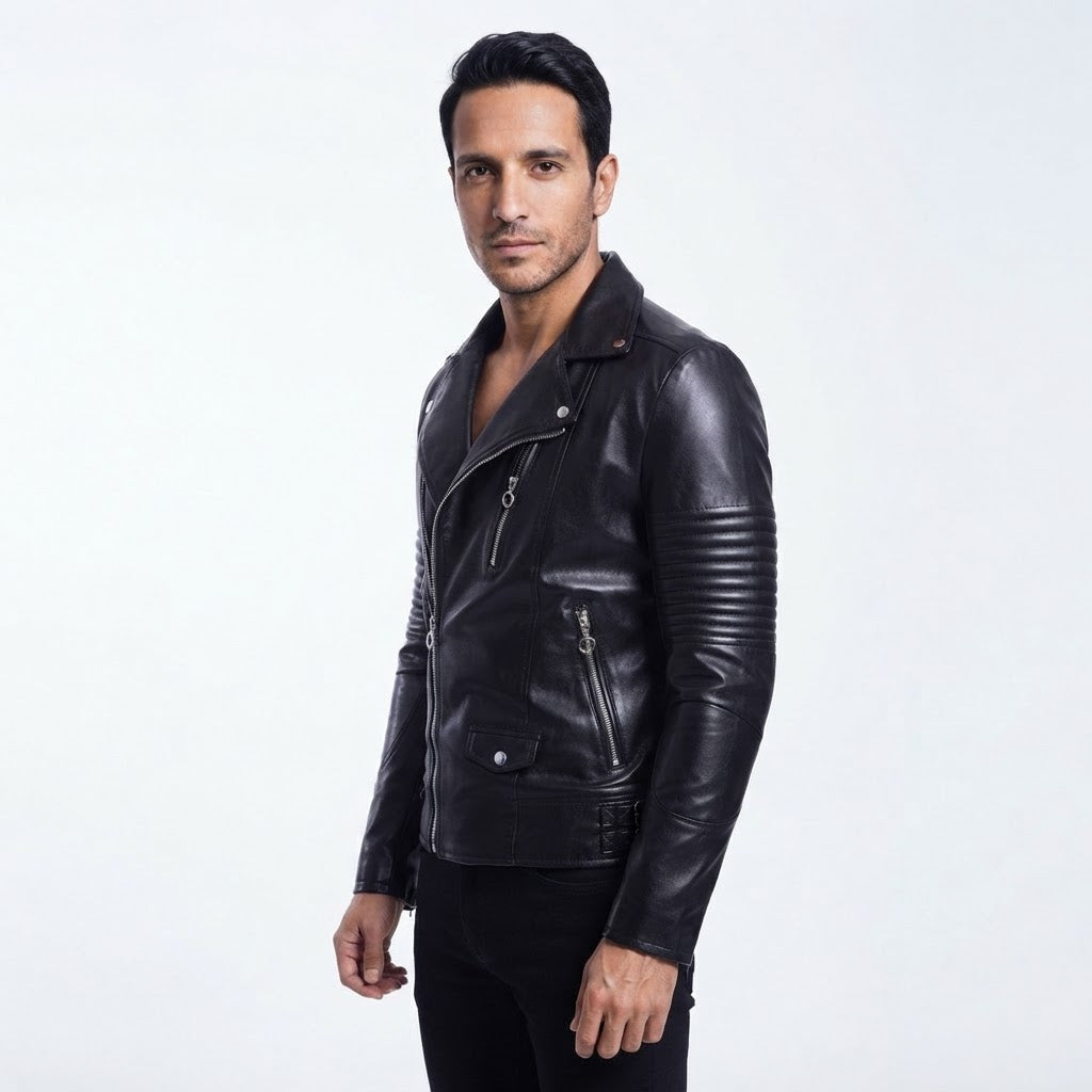 Premium Classic Leather-Like Jacket