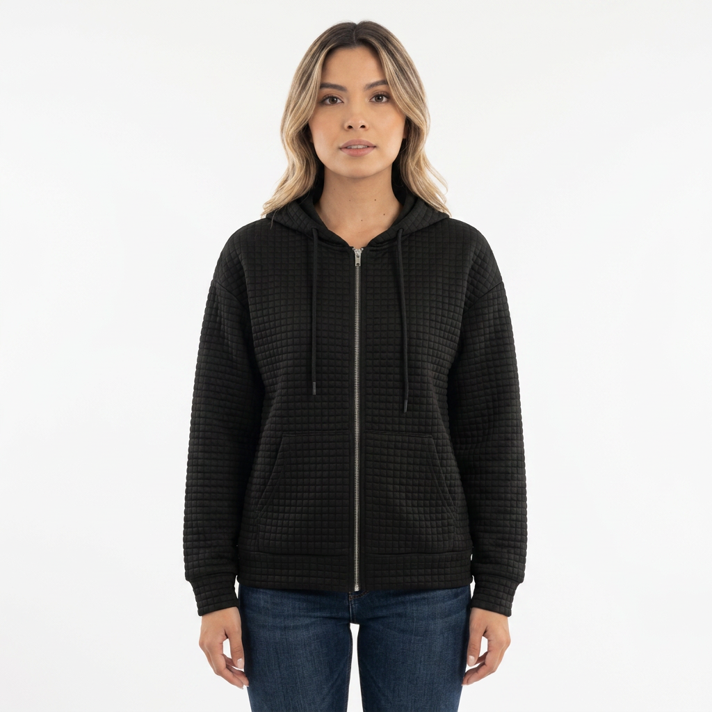 Structured Hooded Jacket