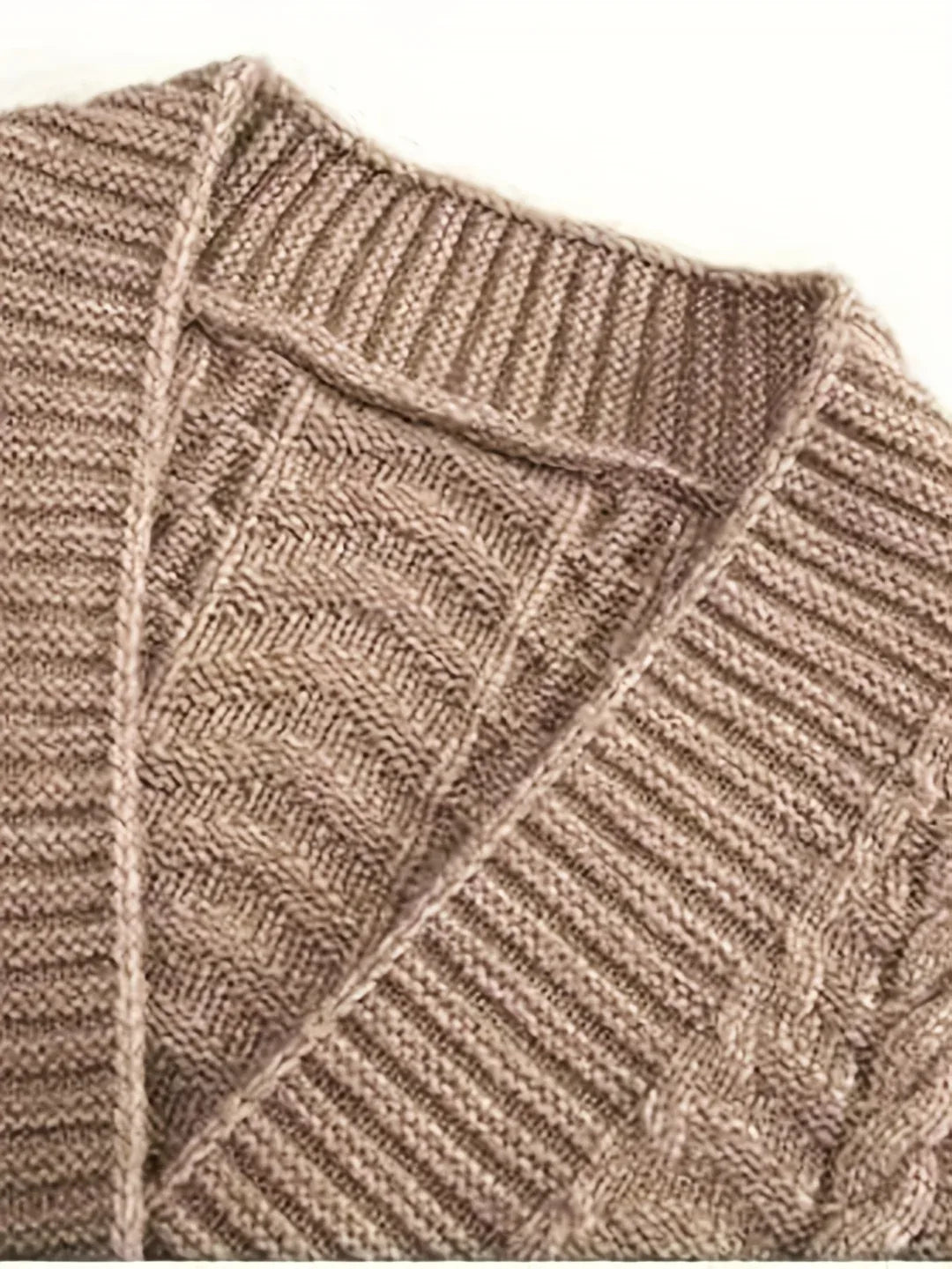 Maisy | Women's Cable-Knit Longline Cardigan
