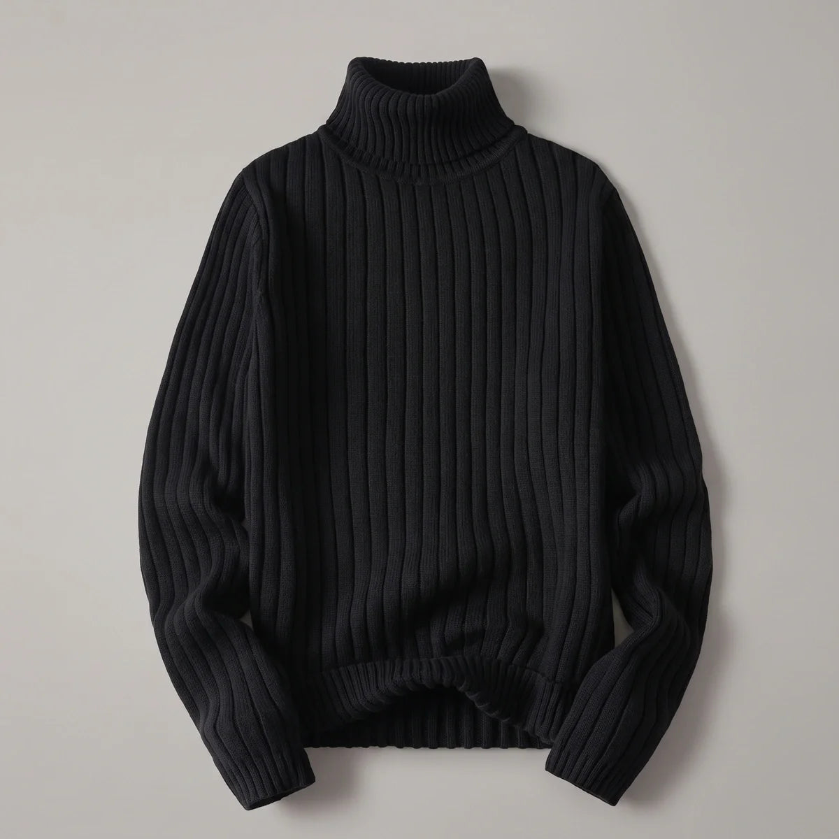 Malcolm Chunky Ribbed Turtleneck Sweater