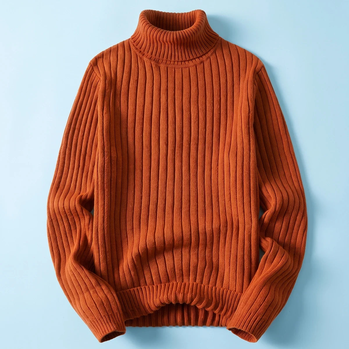 Malcolm Chunky Ribbed Turtleneck Sweater