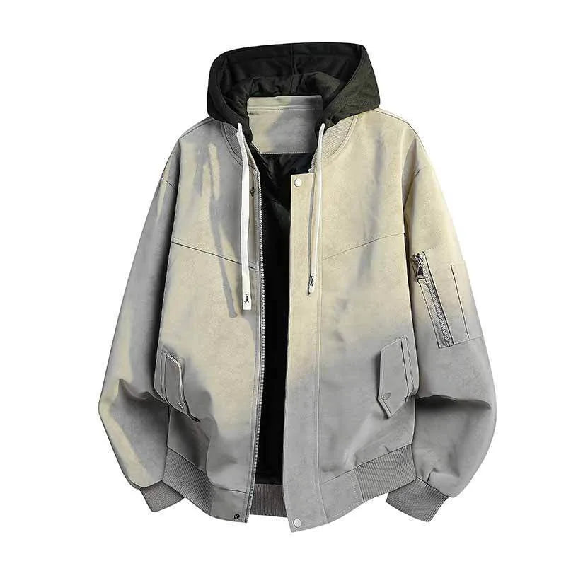 Malcolm | Men's Windbreaker Hoodie Jacket