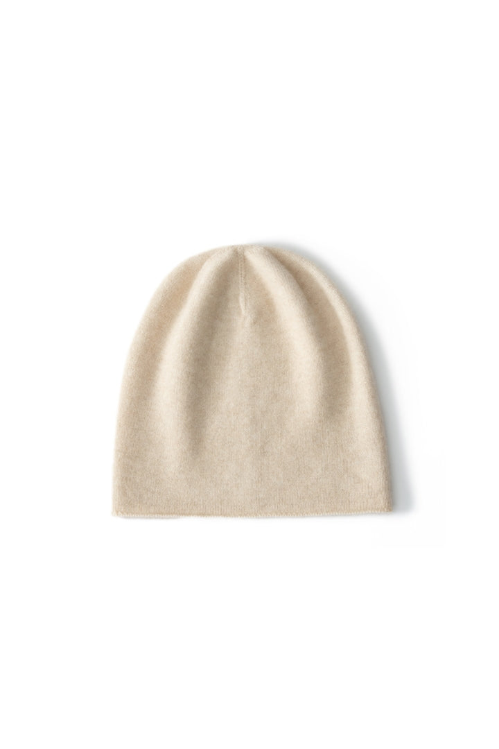 Imelda Cashmere Slouchy Ear-Cover Beanie