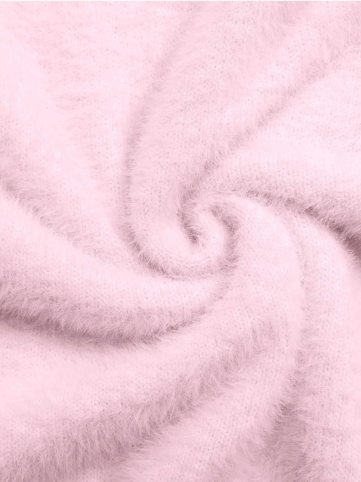 Tilde Plush Faux Mink Crew Neck Sweater
