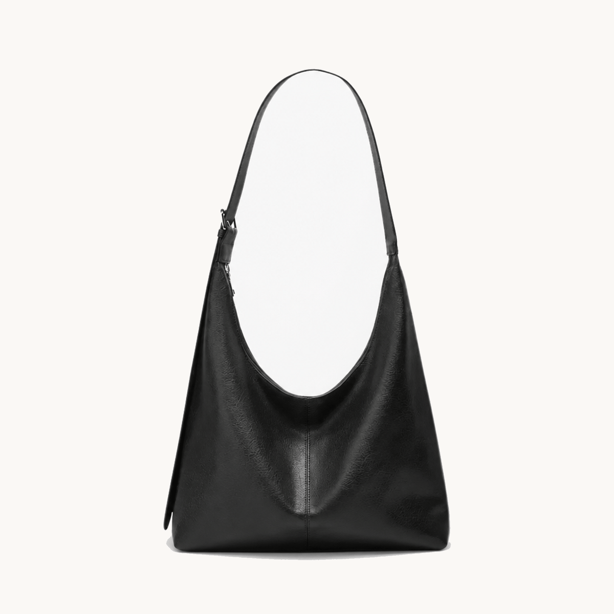 Elspeth Slouchy Vegan Leather Hobo Shoulder Bag