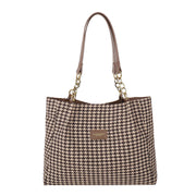 Houndstooth Brown