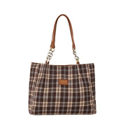 Plaid Brown