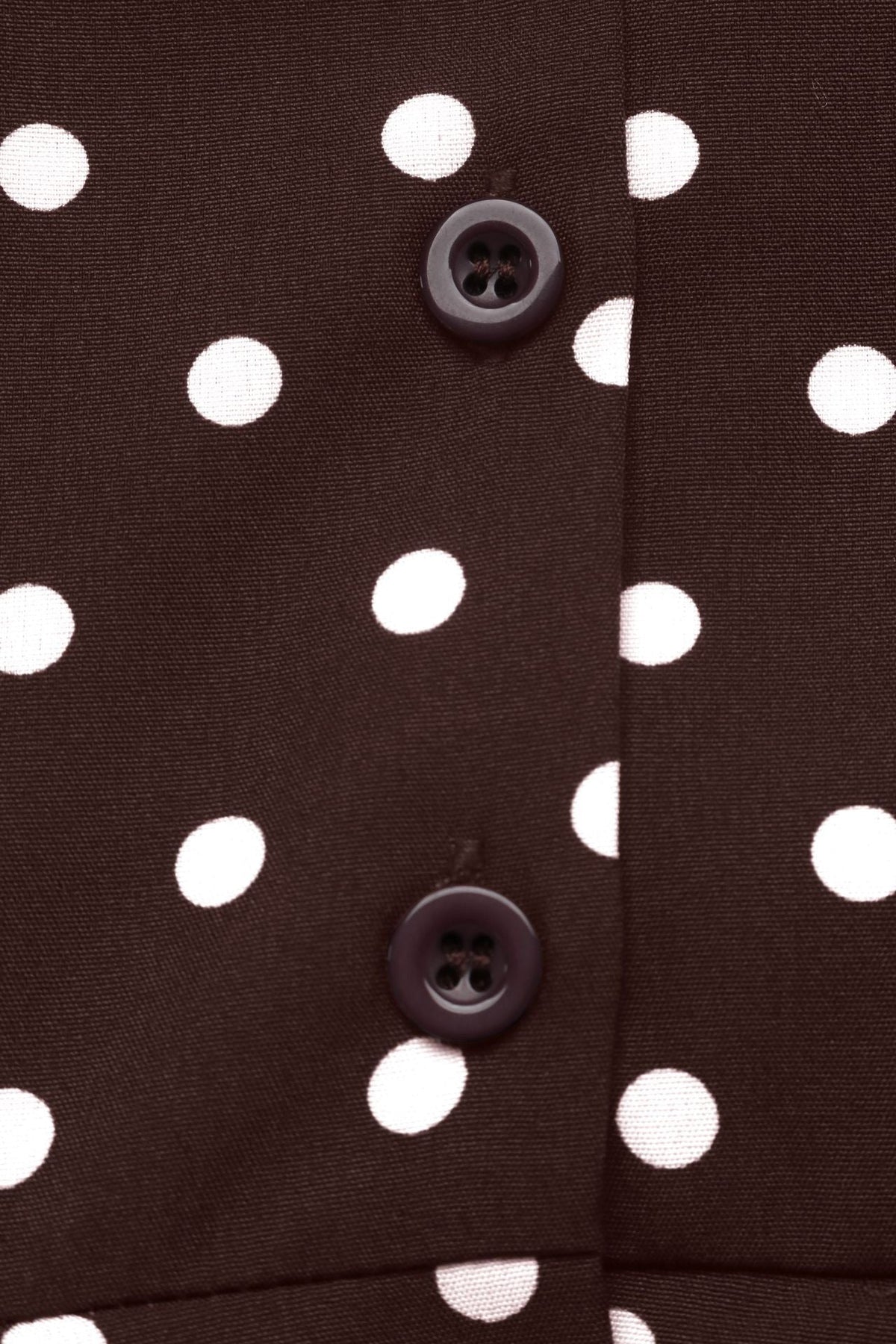 Roshan Polka Dot Collared Belted Mini Dress