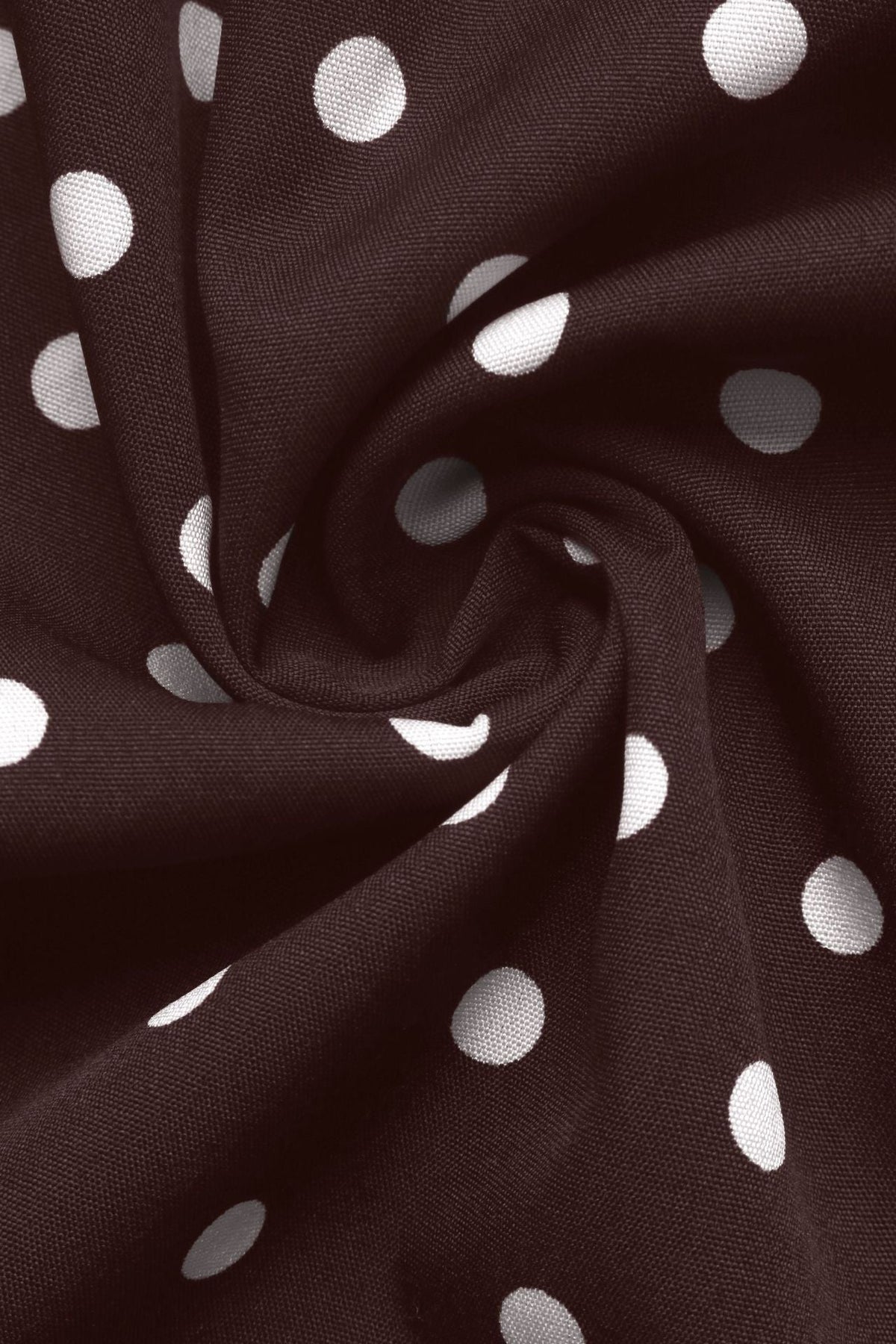 Roshan Polka Dot Collared Belted Mini Dress