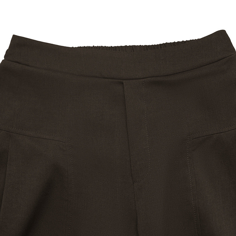 Jutta High-Waist Pull-On Wide-Leg Trousers