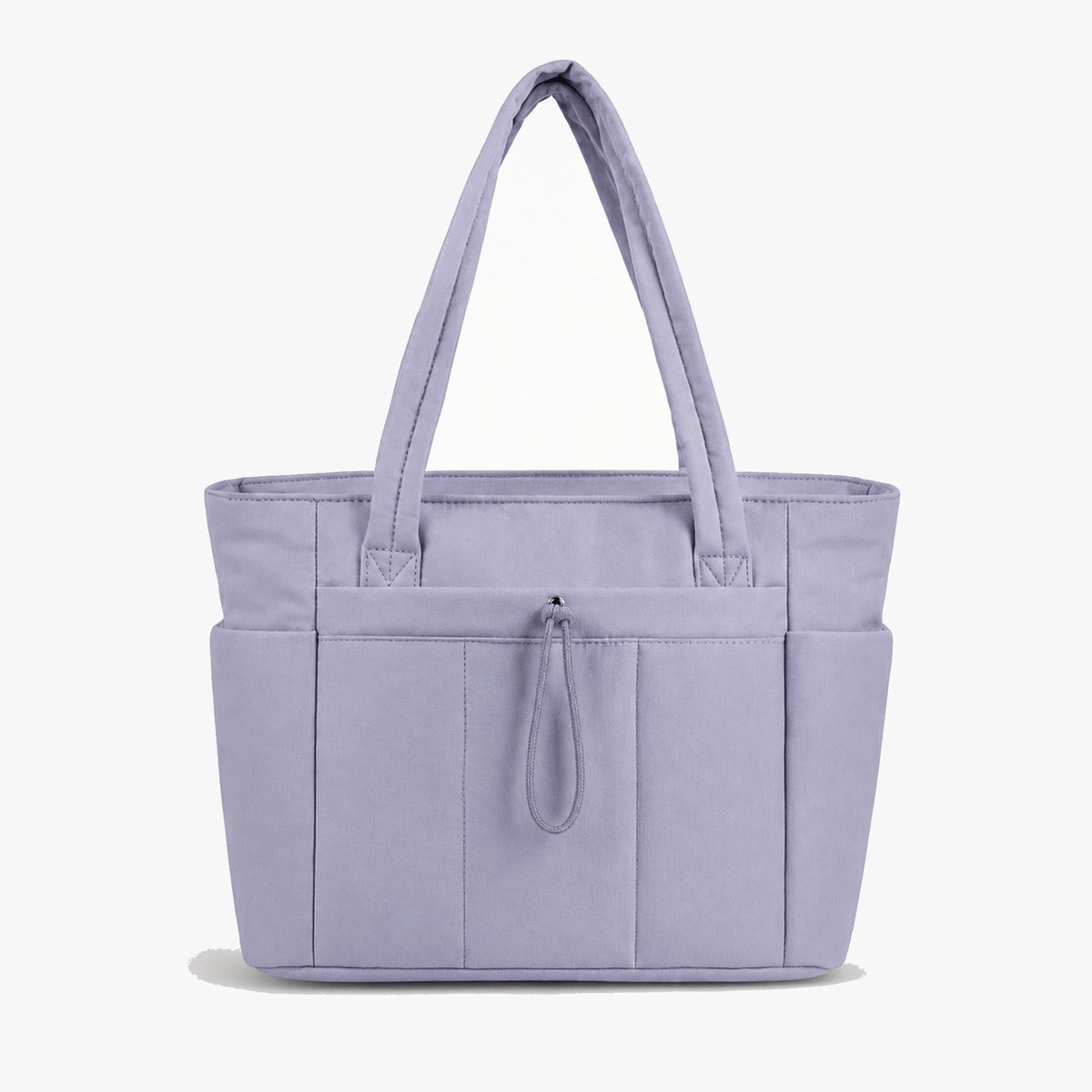 Tova Quilted Nylon Multi-Pocket Work Tote Bag