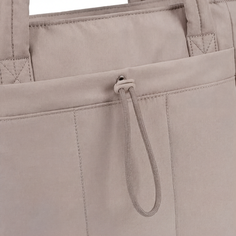 Tova Quilted Nylon Multi-Pocket Work Tote Bag