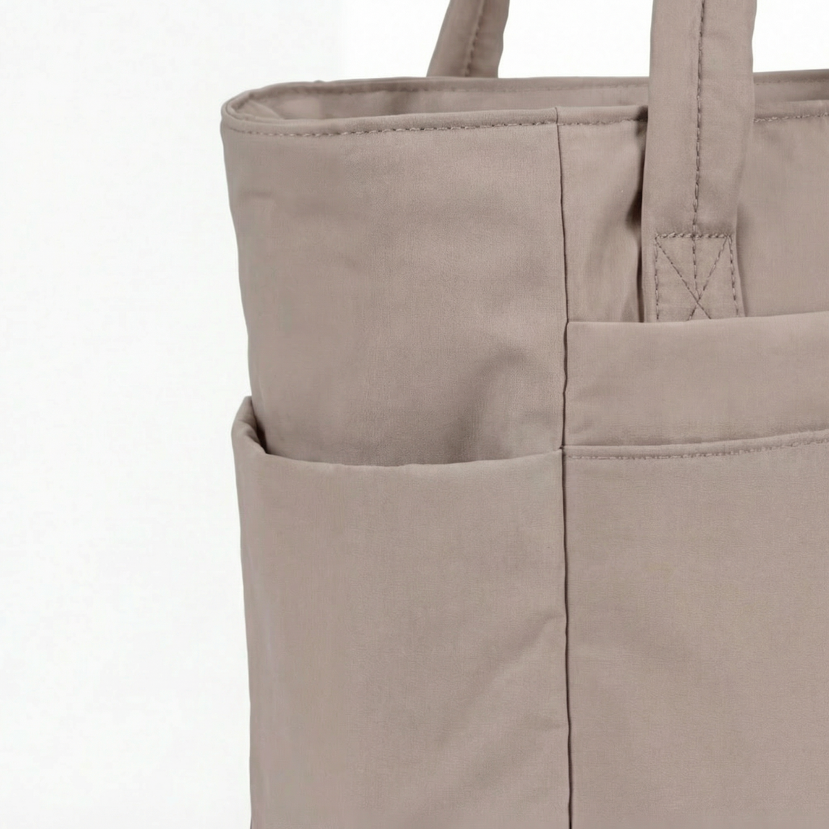 Tova Quilted Nylon Multi-Pocket Work Tote Bag