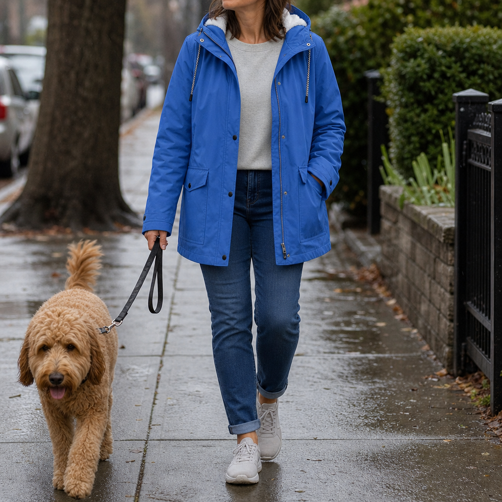 Mabelle Waterproof Sherpa Lined Hooded Parka
