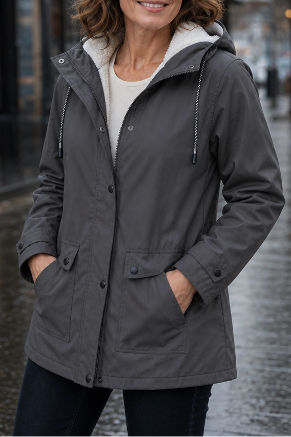 Mabelle Waterproof Sherpa Lined Hooded Parka