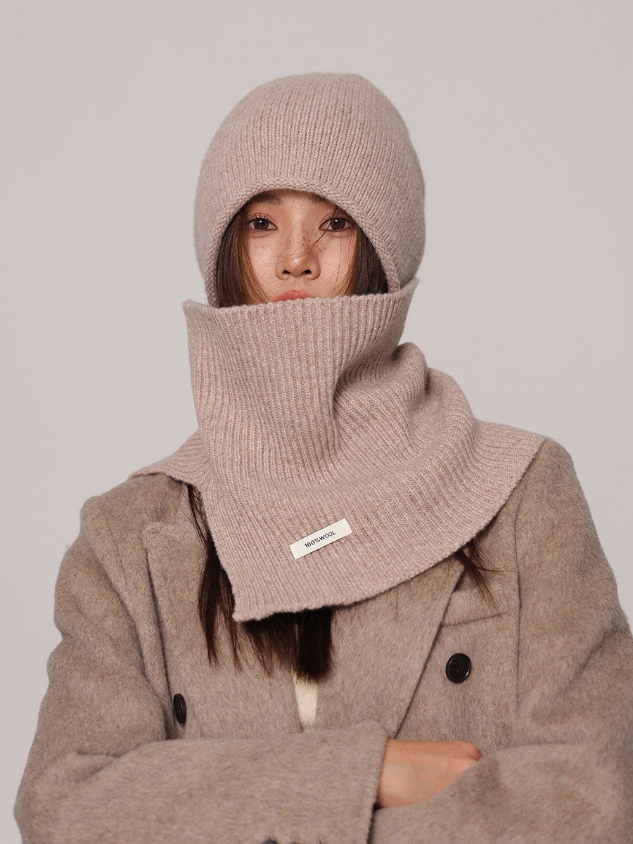 Hettie Pure Wool Beanie and Snood Set