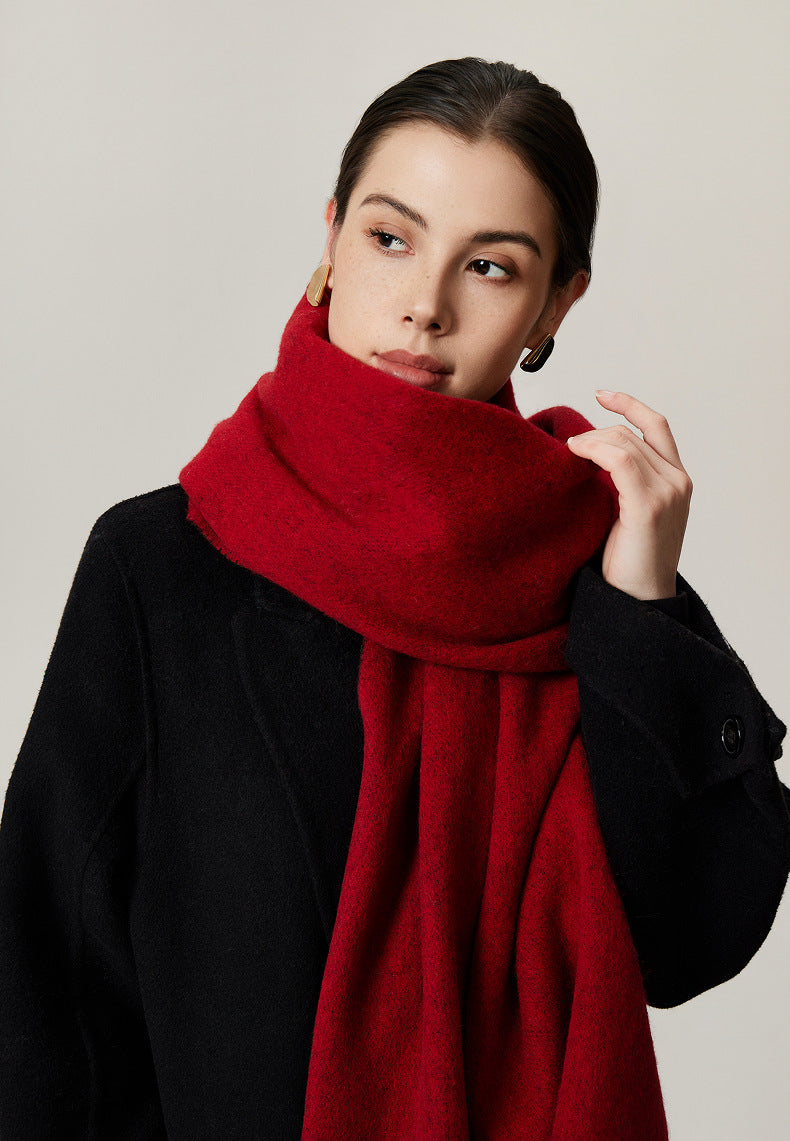Desiree Reversible Lamb Wool Blanket Scarf