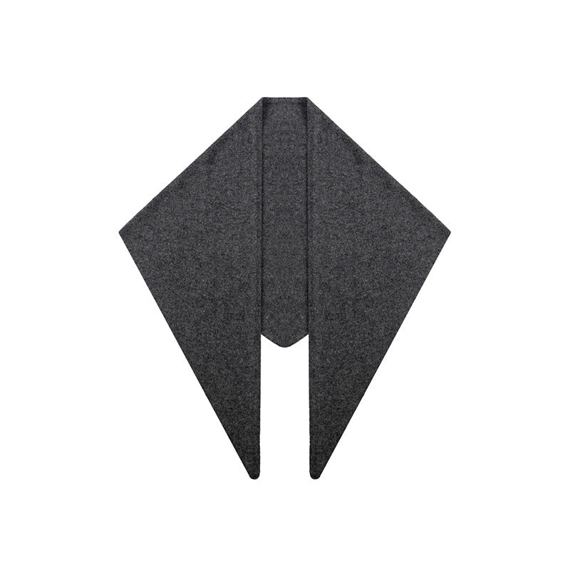 Giovanna Lamb Wool Oversized Triangle Scarf