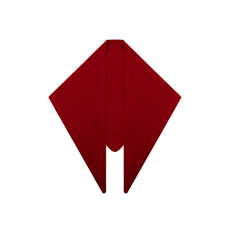 Giovanna Lamb Wool Oversized Triangle Scarf