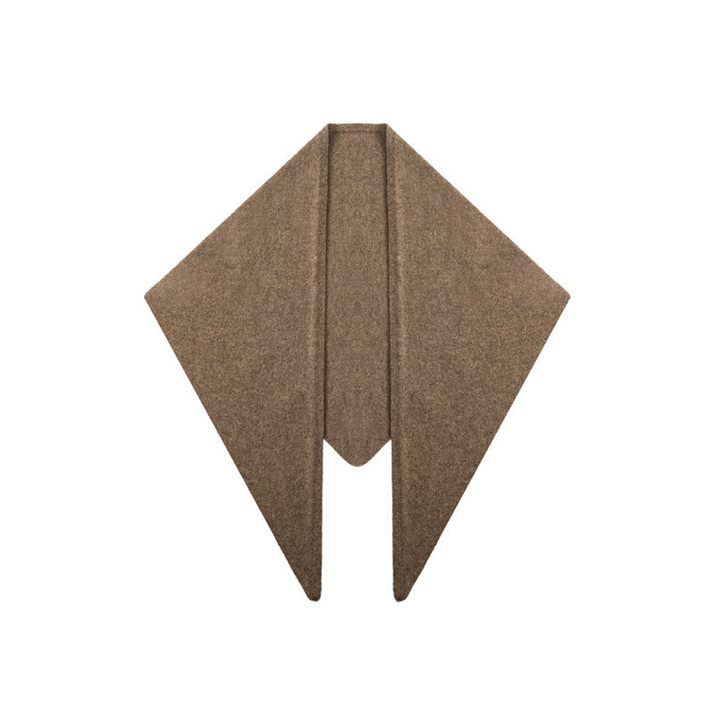 Giovanna Lamb Wool Oversized Triangle Scarf